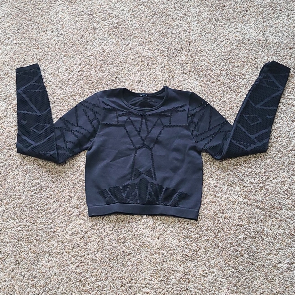 Fabletics Mesh Crop Top